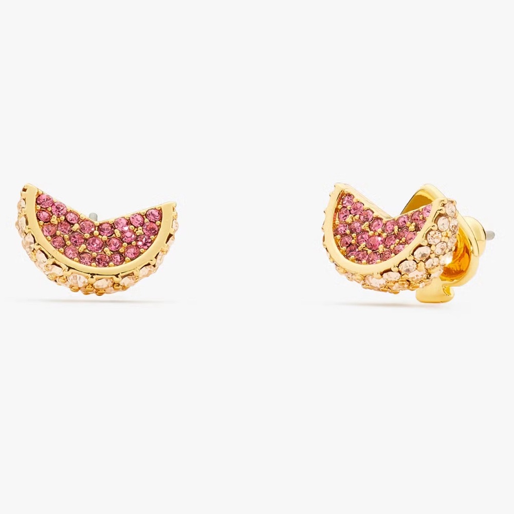 SOLD ❌Kate Spade Fruit Salad Pave Grapefruit Studs